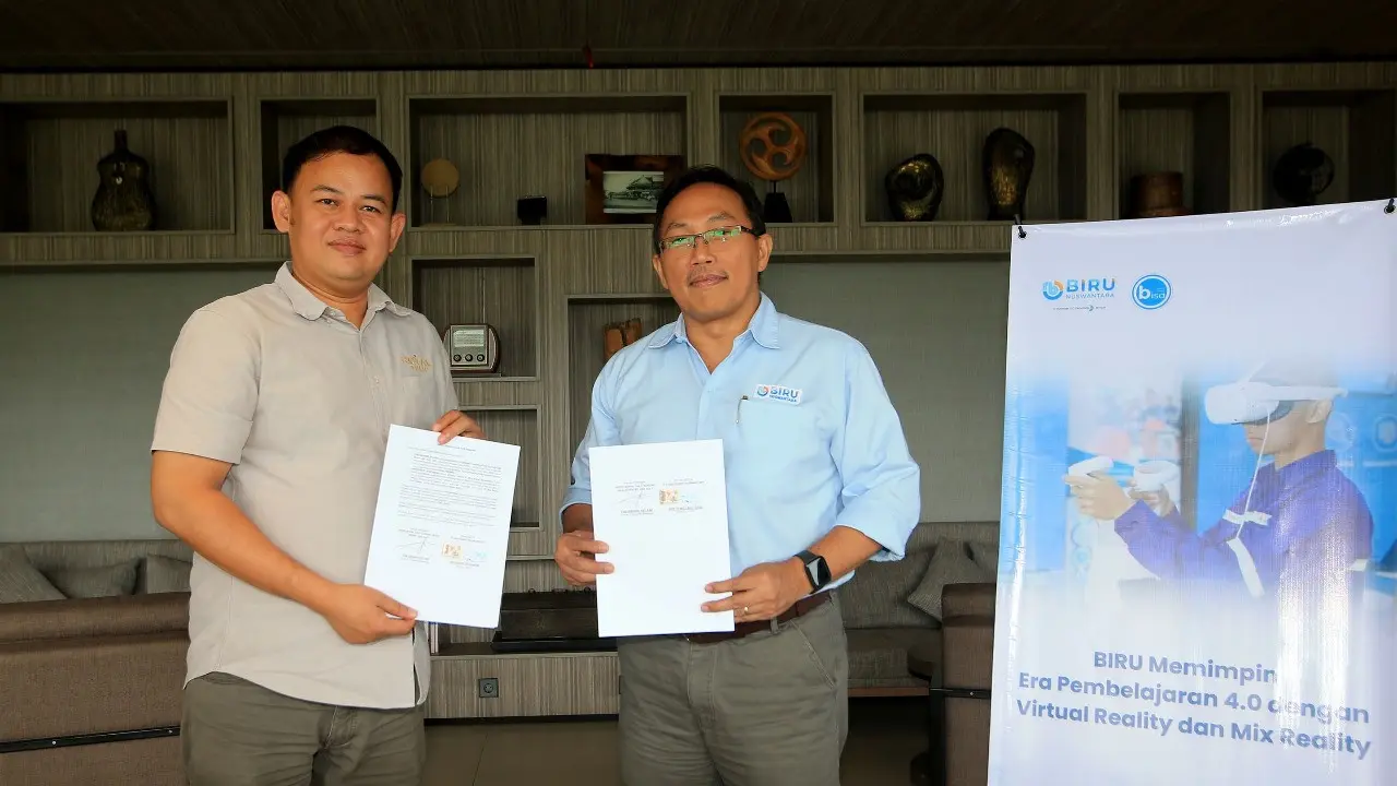 Kolaborasi BIRU dan Hotel Royal Tulip Gunung Geulis. (Liputan6.com/ ist)