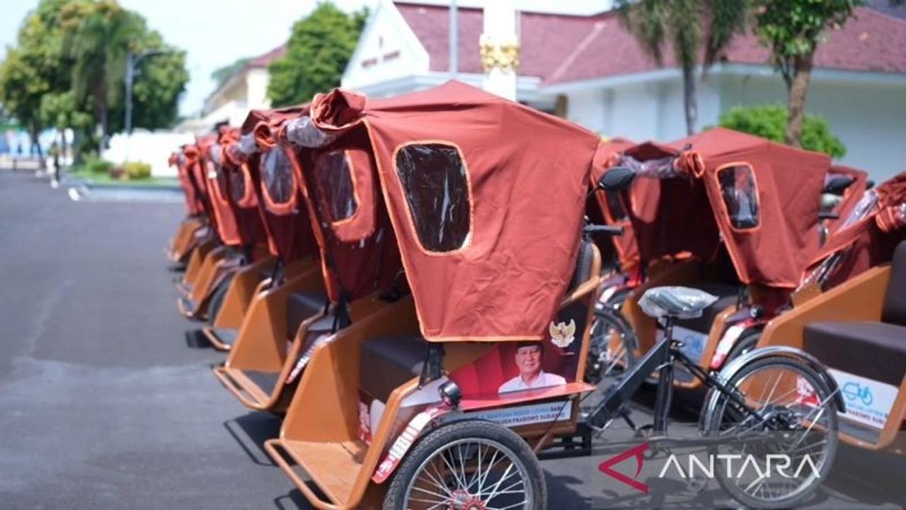 Becak Listrik Tuban Ringankan Beban Lansia, Wujud Kepedulian Presiden Prabowo