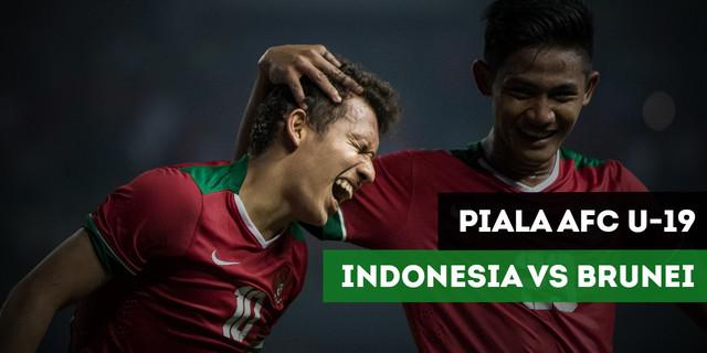 VIDEO: Highlights Babak 2 Kualifikasi Piala Asia U-19, Indonesia vs Brunei Darussalam