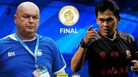 Championship Series BRI Liga 1 - Persib Bandung Vs Madura United - Duel Pelatih: Bojan Hodak Vs Rachmad Basuki (Bola.com/Adreanus Titus)
