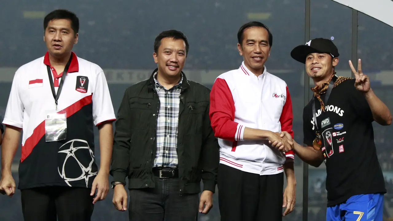Panggung juara Piala Presiden (Liputan6.com)