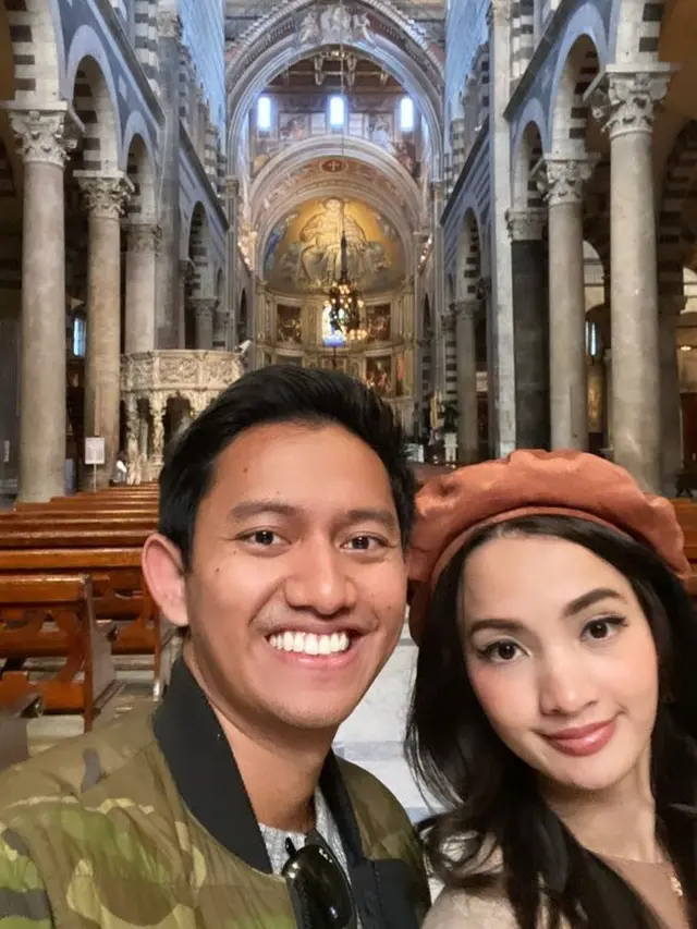 Usai dari Bali, Ini 7 Momen Bulan Madu Belva Devara dan Istri Ke Italia