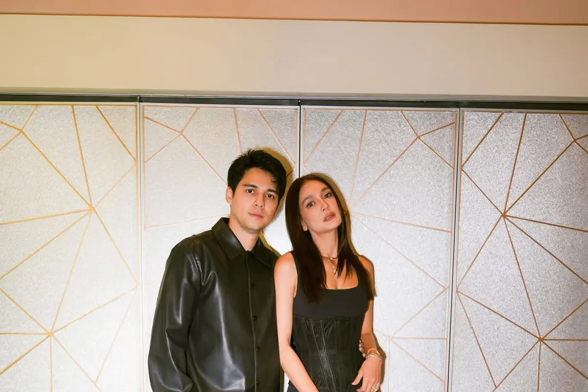 Tampil Kompak dan Stylish, Maxime Bouttier & Luna Maya Pamer Gaya Leather Hitam yang Serasi