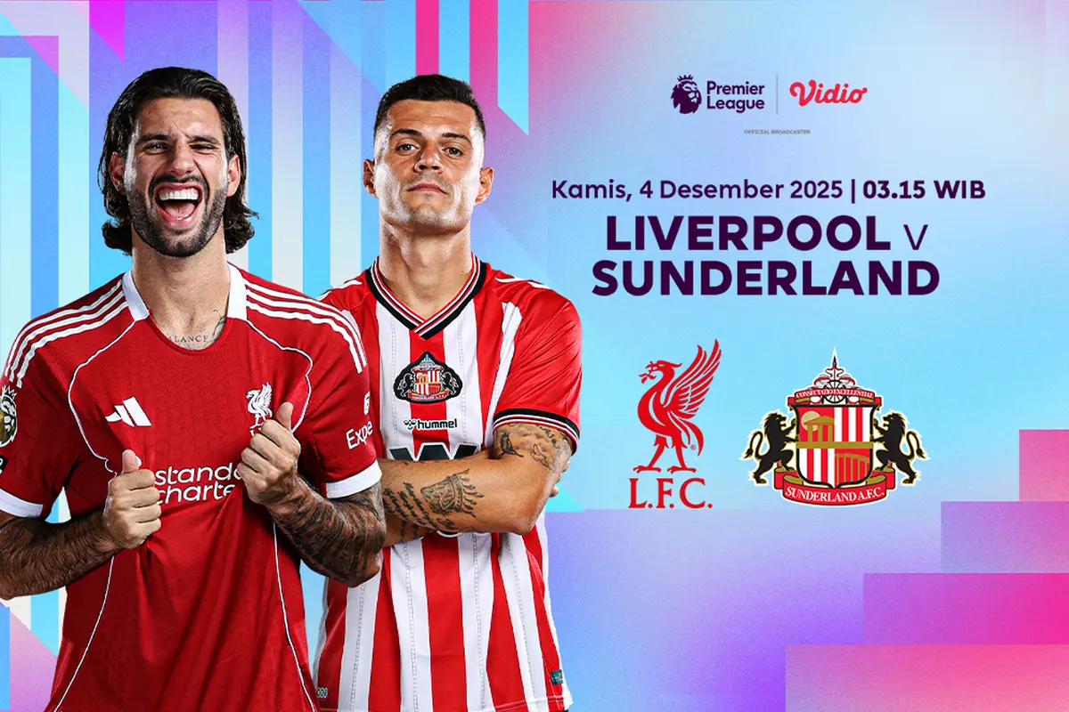 Saksikan Liverpool vs Sunderland di Vidio. (dok. vidio.com)