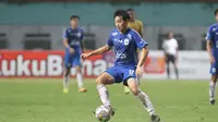 Berdasarkan hasil evaluasi tim pelatih dan manajemen PSIS Semarang, kontrak Ryo Fujii tidak akan diperpanjang. Performanya dinilai belum maksimal bersama Mahesa Jenar di BRI Liga 1 2022/2023. (Bola.com/Dok. PSIS)