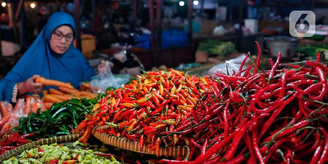 Harga Pangan Hari Ini 10 Januari 2026: Cabai Rawit Dkk Turun