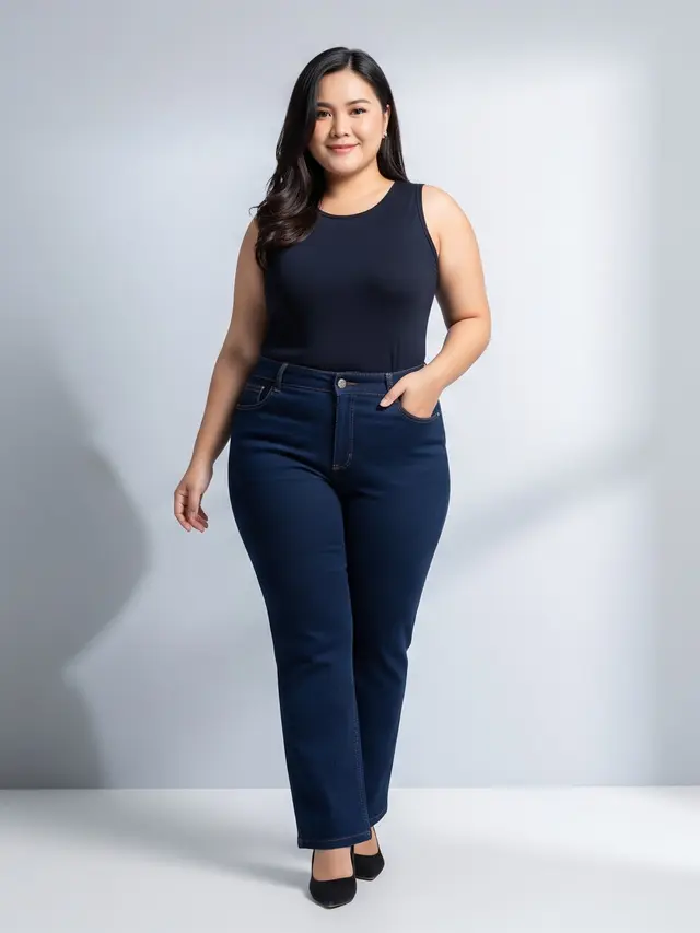 Celana Potongan Lurus (Straight-Leg Pants)