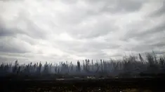 Asap mengepul dari area terbakar pada Highway 63 selatan dari Fort McMurray, Alberta, Kanada, (9/5). Sekitar 80 ribu warga Kanada terpaksa dievakuasi Akibat kebakaran dahsyat di seluruh kota ini. (REUTERS/Chris Wattie)