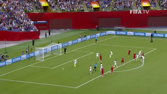 Amerika Serikat mengalahkan Jerman dengan skor 2-0 di semfinal Piala Dunia Wanita 2015. 
