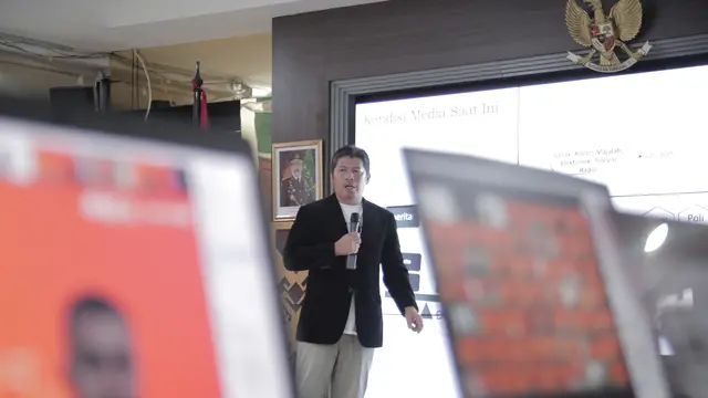 Andy Haryanto, Redaktur Pelaksana News Liputan6.com Menjelaskan Cara Membuat Siaran Pers dalam Kelas Digi-X Kejaksaan Agung