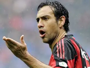 AC Milan's defender Alessandro Nesta reacts against Bari during their Italian Serie A match on March 13, 2011 in San Siro stadium in Milan . AFP PHOTO / OLIVIER MORIN