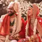 Katina Kaif dan Vicky Kaushal melangsungkan pernikahan pada 9 Desember 2021 (dok.Instagram/@katrinakaif/https://www.instagram.com/p/CXRDUNSvWlZ/Komarudin)