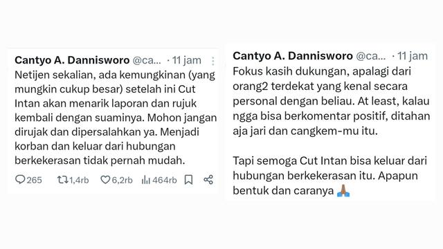 Gosip tentang Intan cabut laporan