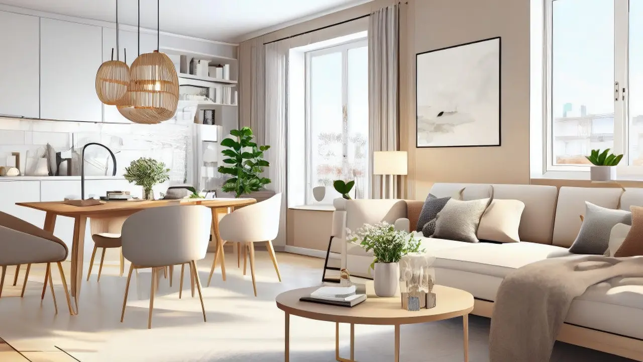 Ilustrasi Rumah Scandinavian (Credit: benzoix/freepik)