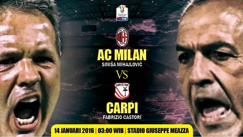 Banner AC Milan vs Carpi