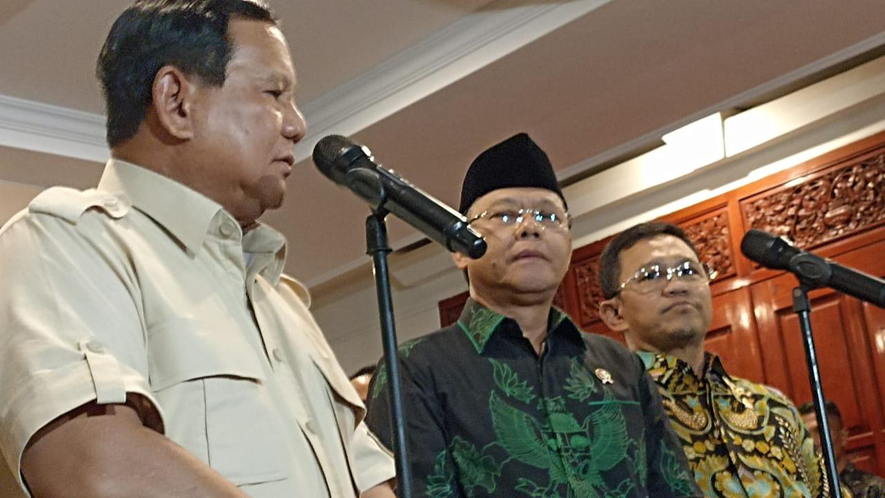 Prabowo bertemu Plt Ketum PPP Mardiono