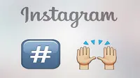 Kabar gembira bagi Anda yang suka memakai Emoji, sekarang Emoji bisa digunakan dengan hashtag di Instagram