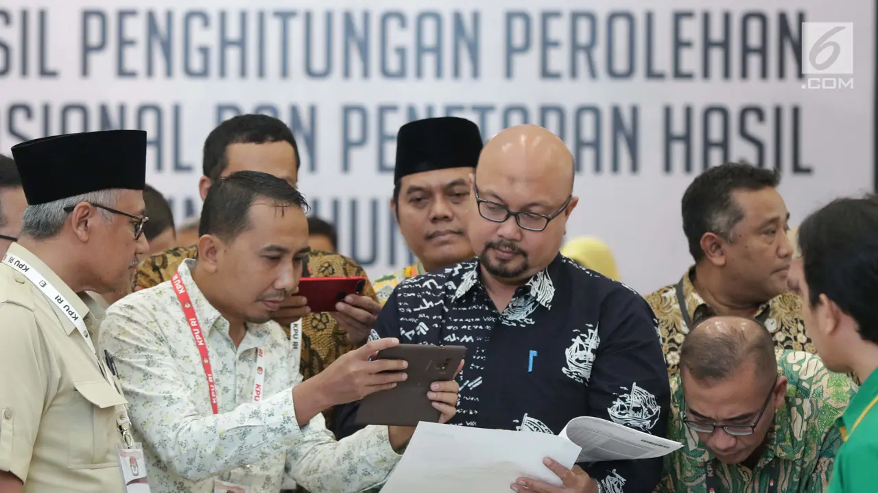Hari Ini, Dua Provinsi Serahkan Hasil Rekap Suara Pemilu 2019 ke KPU