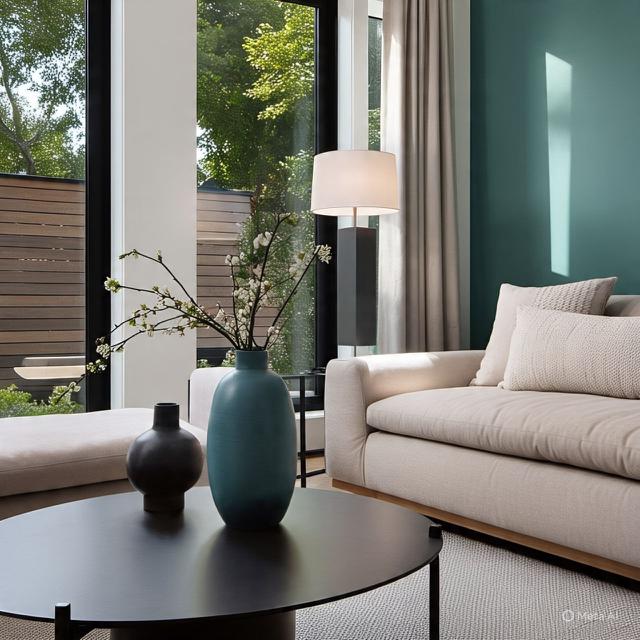 15 Inspirasi Cat Rumah Warna Tosca, Sejuk, Elegan, dan Modern