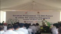BUMN Gelar Penanaman 10 Ribu Pohon di Jalan Tol Cikampek
