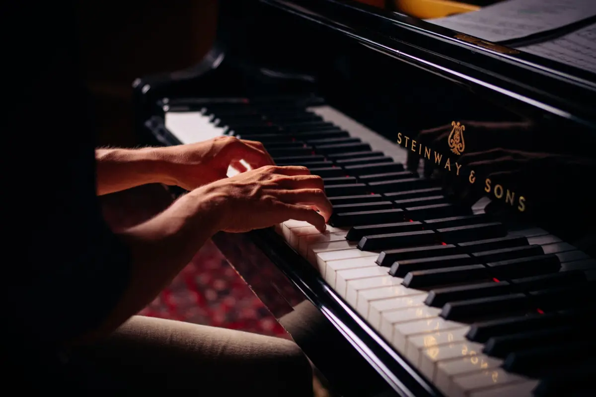 Ilustrasi musik, lagu, piano