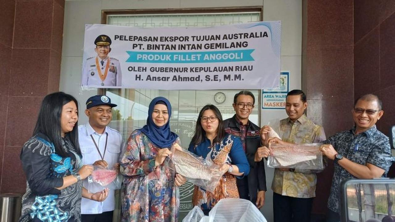 Pemprov Kepri Lepas Ekspor Ikan Kakap dan Angoli ke Australia, Dorong Ekonomi Lokal