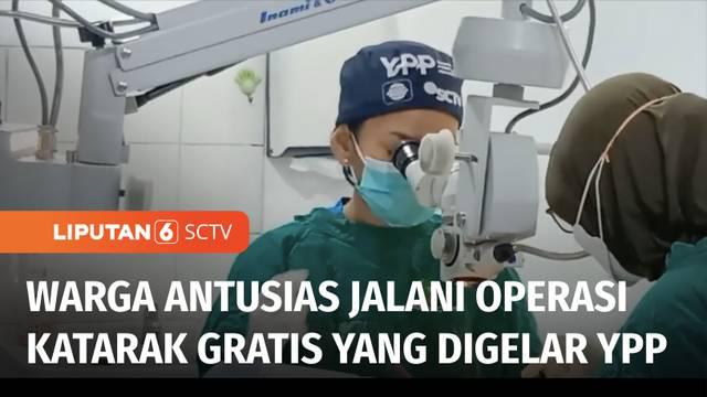 Yayasan Pundi Amal Peduli Kasih SCTV-Indosiar bersama Kementerian Sosial kembali menggelar operasi katarak gratis. Kali ini bakti sosial berupa operasi katarak di RS TC Hillers, Maumere, NTT, disambut antusias warga.
