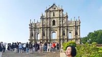 Laporan Liputan6.com dari Makau: Cerita di Balik Landmark Reruntuhan Gereja Makau