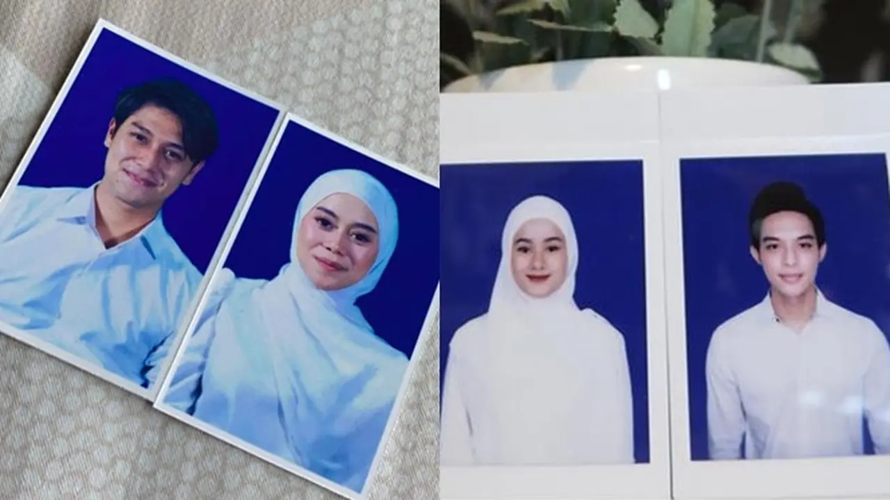 6 Potret Pasfoto Selebriti Tanah Air di Buku Pernikahan
