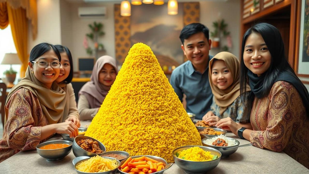 resep nasi kuning 1 kg beras