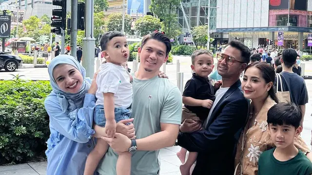 Zaskia Sungkar tak sengaja ketemu teman artis saat di Singapura (Foto: Instagram zaskiasungkar15)