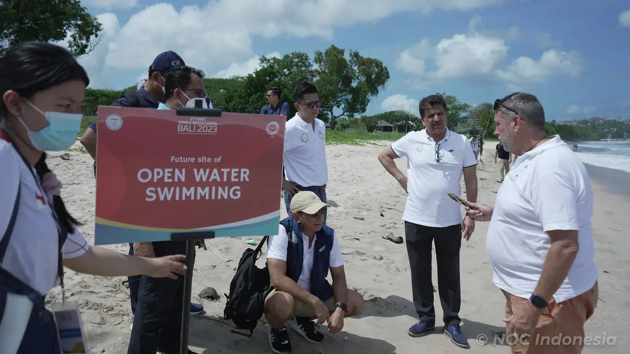 Delegasi ANOC World Beach Games 2023 meninjau provinsi Bali