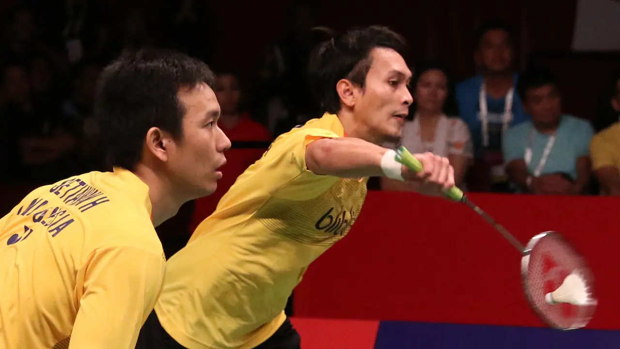 Mohammad Ahsan/Hendra Setiawan (Bola.com/Arief Bagus)