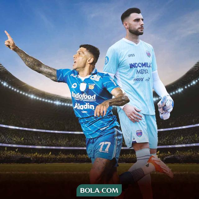 Ilustrasi - Ciro Alves (Persib), Igor Rodrigues (Persita)