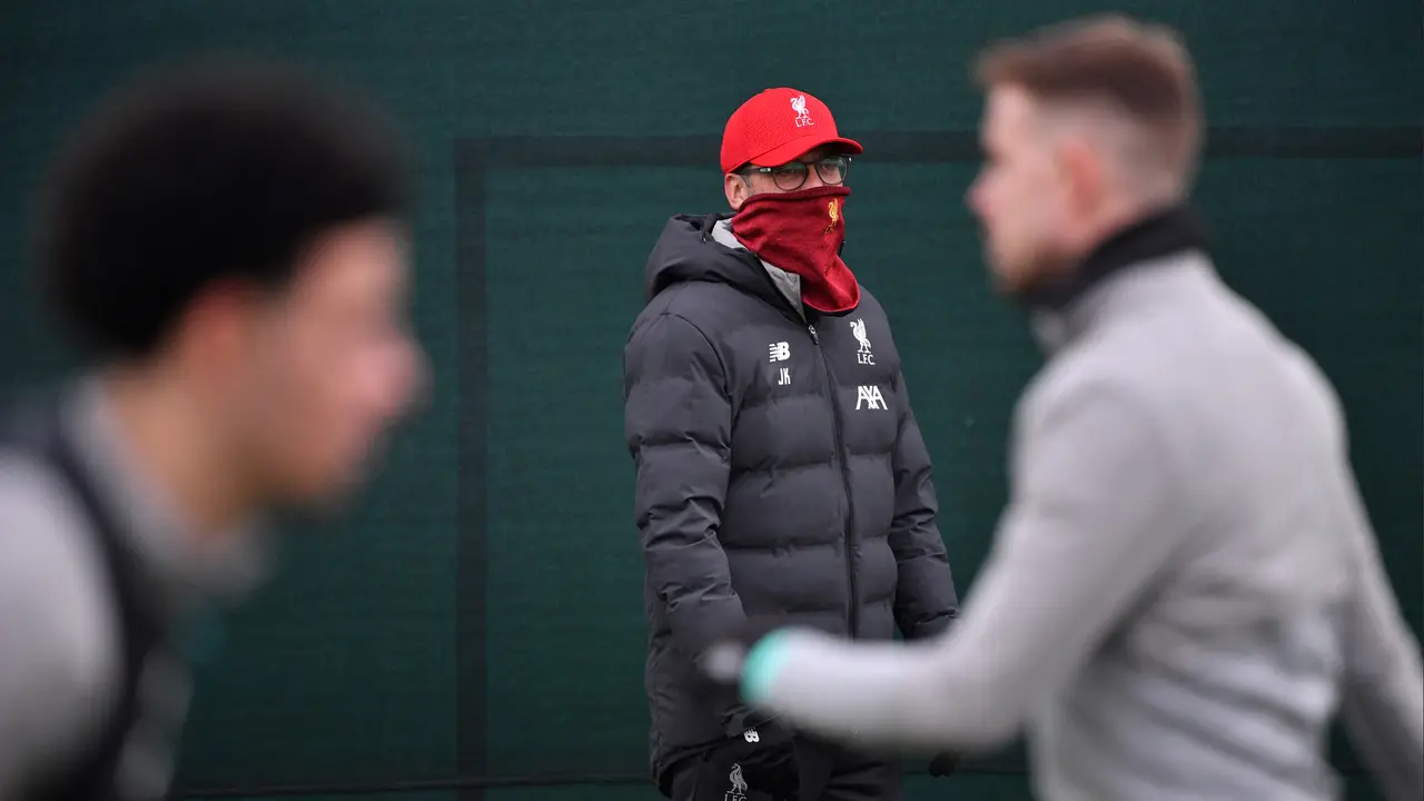 Intip Pemain Liverpool Latihan Jelang Hadapi Atletico Madrid di Anfield