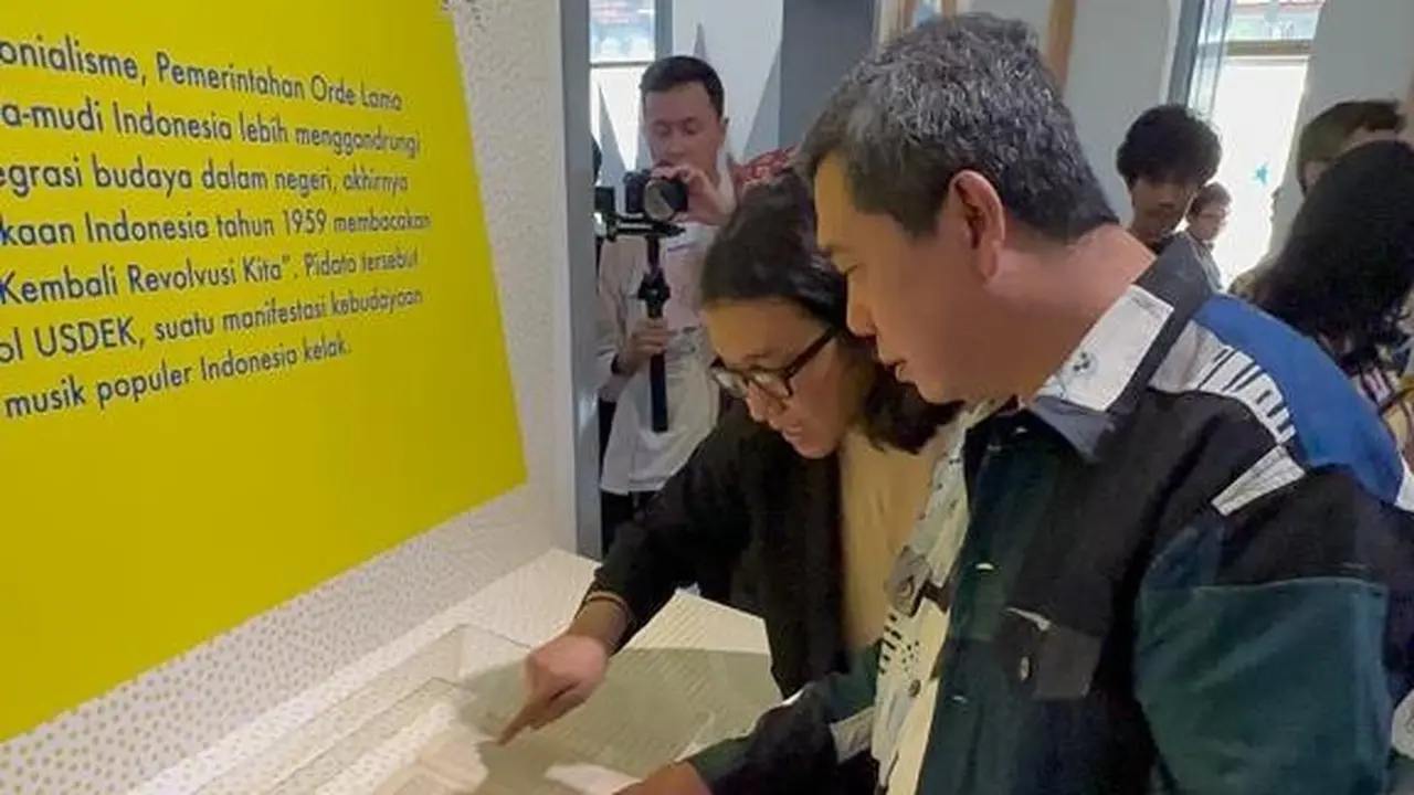 Ditjen Kebudayaan  Kemendikbudristek, bersama Irama Nusantara menggelar pameran arsip musik bertajuk “Dari Ngak-Ngik-Ngok ke Dheg Dheg Plas.” di Museum Kebangkitan Nasional Jakarta. (Istimewa)