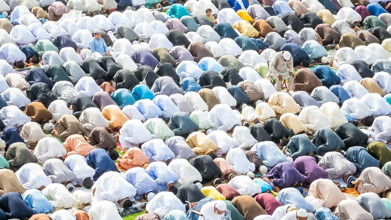 Ilustrasi Sholat Idhul Fitri