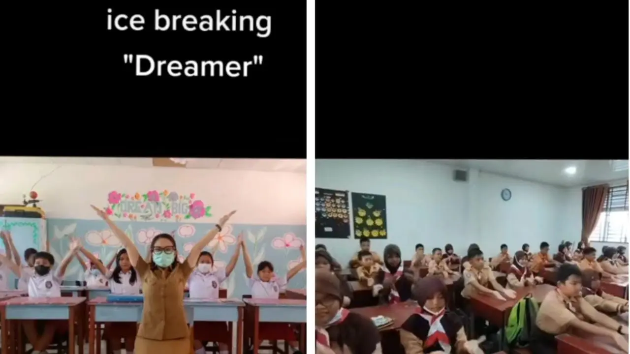 Aksi Guru Saat Ajak Murid Bawakan Tari Tradisional di Kelas
