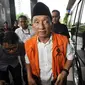 Fuad Amin Imron menjadi Tersangka dugaan korupsi suap gas alam cair Bangkalan,  Jakarta, Kamis (18/12/2014). (Liputan6.com/Miftahul Hayat)