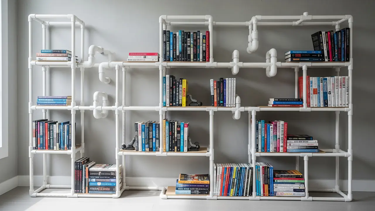 Cara Buat Rak Buku Estetik dari Pipa PVC