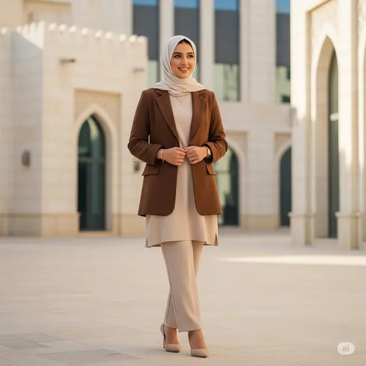 8 Ide Mix and Match Tunik, Blazer, dan Hijab untuk Tampil Elegan di Berbagai Acara