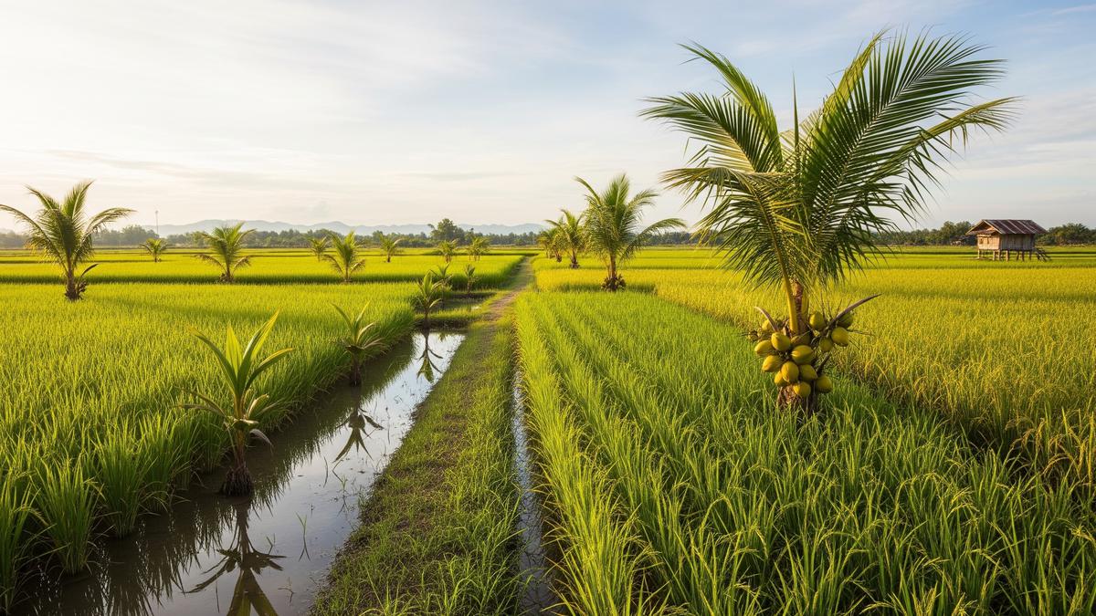 8 Pohon Buah Produktif untuk Tumpang Sari di Sawah Padi Lahan Basah