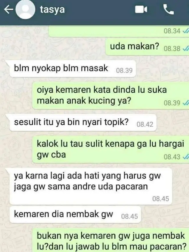 7 Chat Balasan Ditolak oleh Cewek Ini Bikin Nyesek Sekaligus Kocak