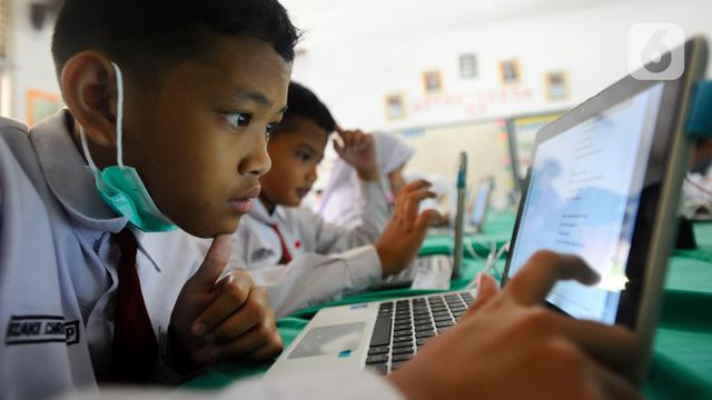 Simulasi Asesmen Nasional Berbasis Komputer SD di Depok