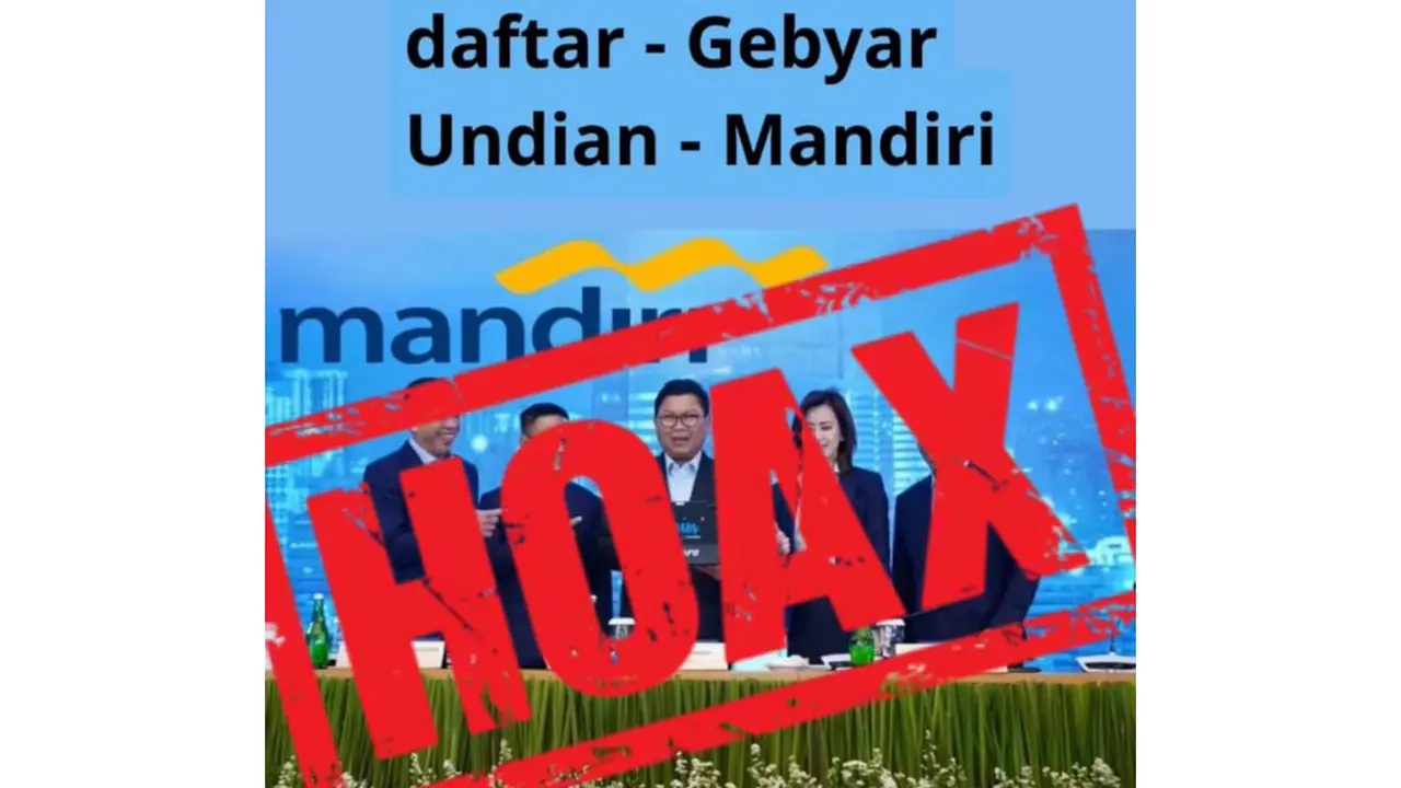 Waspada! Modus Penipuan Berkedok Undian Berhadiah Bank Mandiri dengan Website Phising