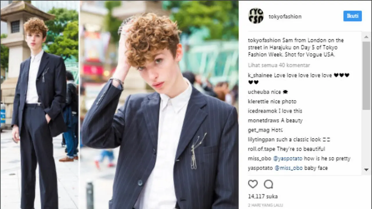Tokyo identik dengan gaya fashion yang berani, simak street style di Tokyo Fashion Week berikut ini.