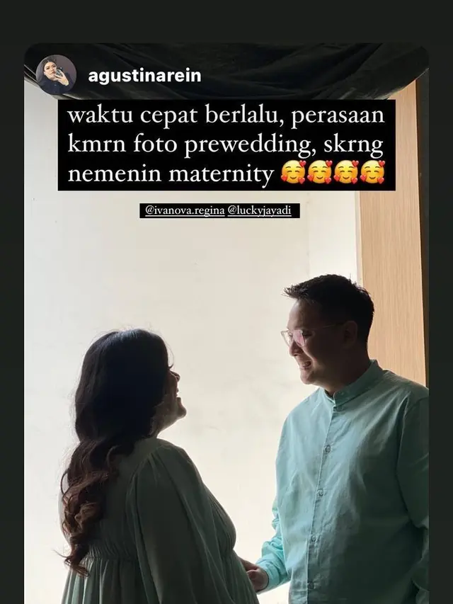 Hamil Anak Pertama, Ini 6 Maternity Shoot Regina Ivanova Bersama Suami