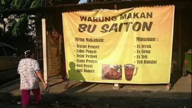 Enggak Jadi Seram, 6 Spanduk Warung Bernuansa Horor Ini Malah Bikin Ketawa