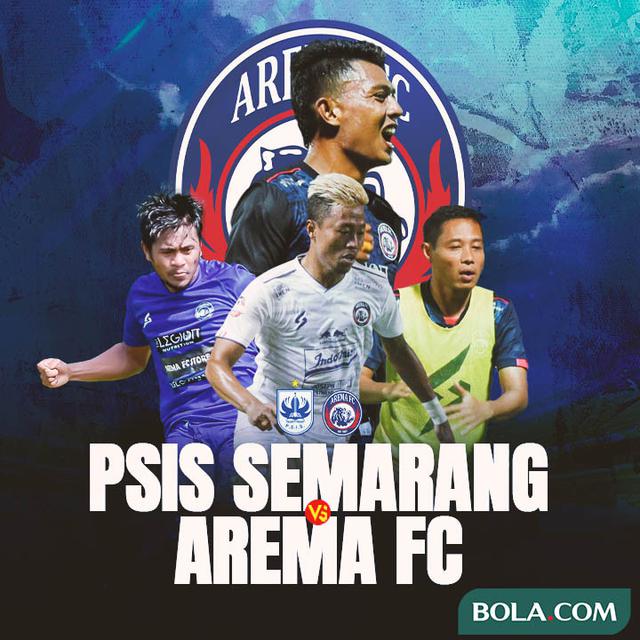 Arema FC - 4 pemain kunci Arema yang akan menjadi momok bagi PSIS