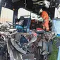 Kecelakaan bus di Penang, Malaysia yang menewaskan sejumlah WNI. (Asia News Network)